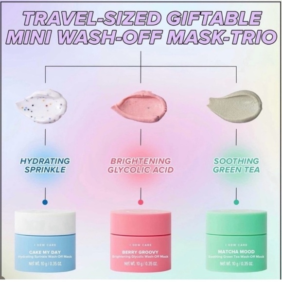 I Dew Care Mini Scoops Mask Mini Scoop Set NEW - Picture 6 of 6